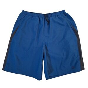 Vintage Nike ACG Athletic Hiking Shorts Men's L Blue Drawstring Mesh Panel Y2K